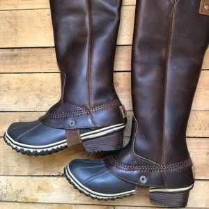 New Sorel Slimpack Riding Boots Size 5